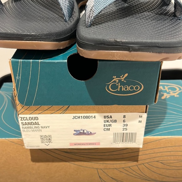 NEW Chaco Women's Zcloud Sandal - Rambling Navy - Picture 3 of 13